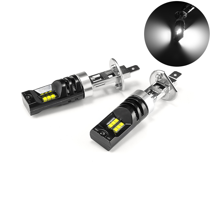 

2pcs H1 LED H4 H7 H11 Car Headlight Bulbs 9005 3 9006 4 Conversion Canbus Led Bulb 6000K 12V 12LED Automobiles Fog Lamp