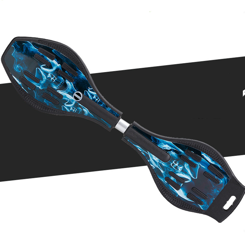 

Skateboarding Two-Wheeled Skateboard,Luminous Wheels,Sports Bike,Male And Female Transportation Tool,Single-Line Skateboard