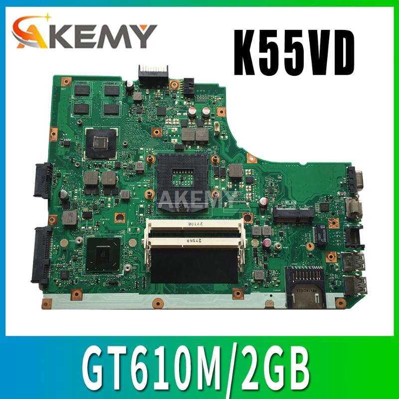 

K55VD Motherboard REV:3.1/3.0 GT610M/2GB For ASUS K55V A55V R500V laptop Motherboard K55VD Mainboard test 100%