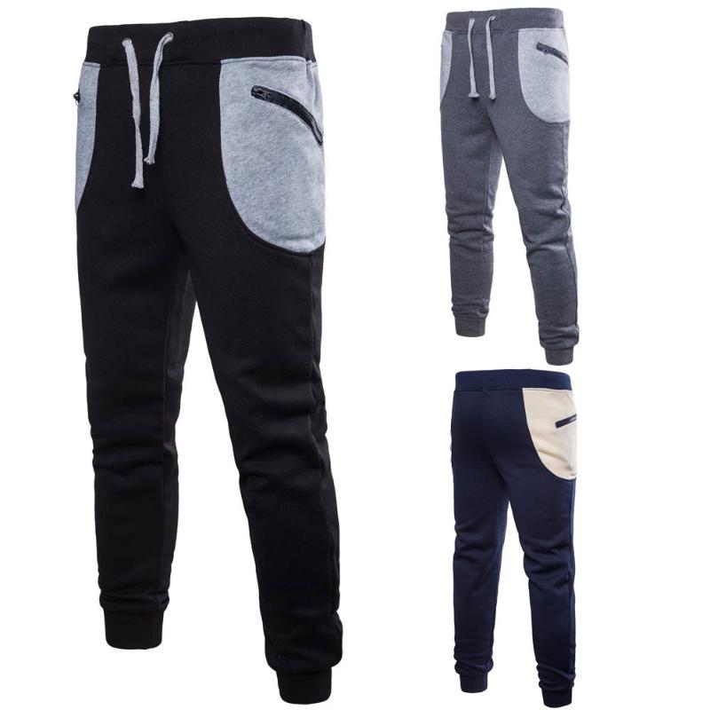 

2020 NEW Sweatpants for Men Pure Color Pocket Overalls Casual Pocket Sport Work Casual Trouser Pants Pants 3.22, Black