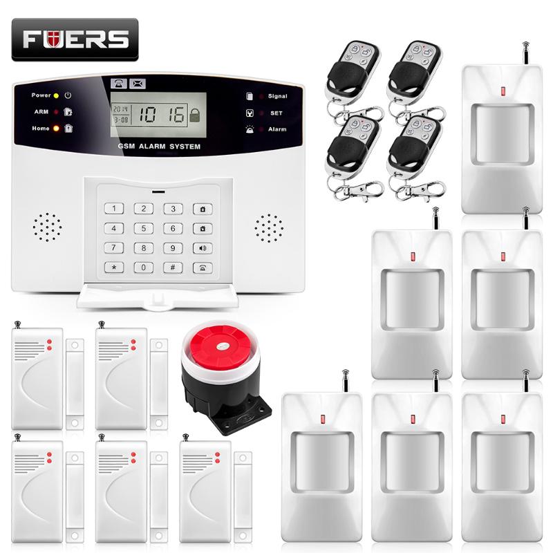 

KERUI Russian/English Spanish French GSM SIM alarm systems security home LCD Display 110dB alarmas de seguridad para casa