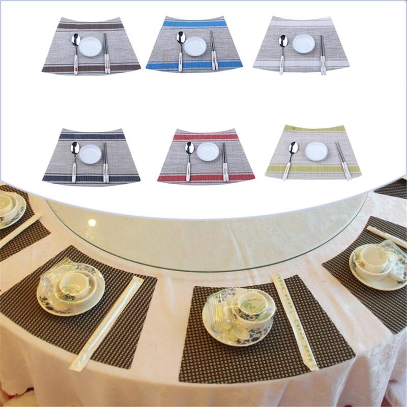 

Home Mats Western-Style Mat Wine Mat Thermal Insulation Mats Weaving Table Placemat 30*45cm