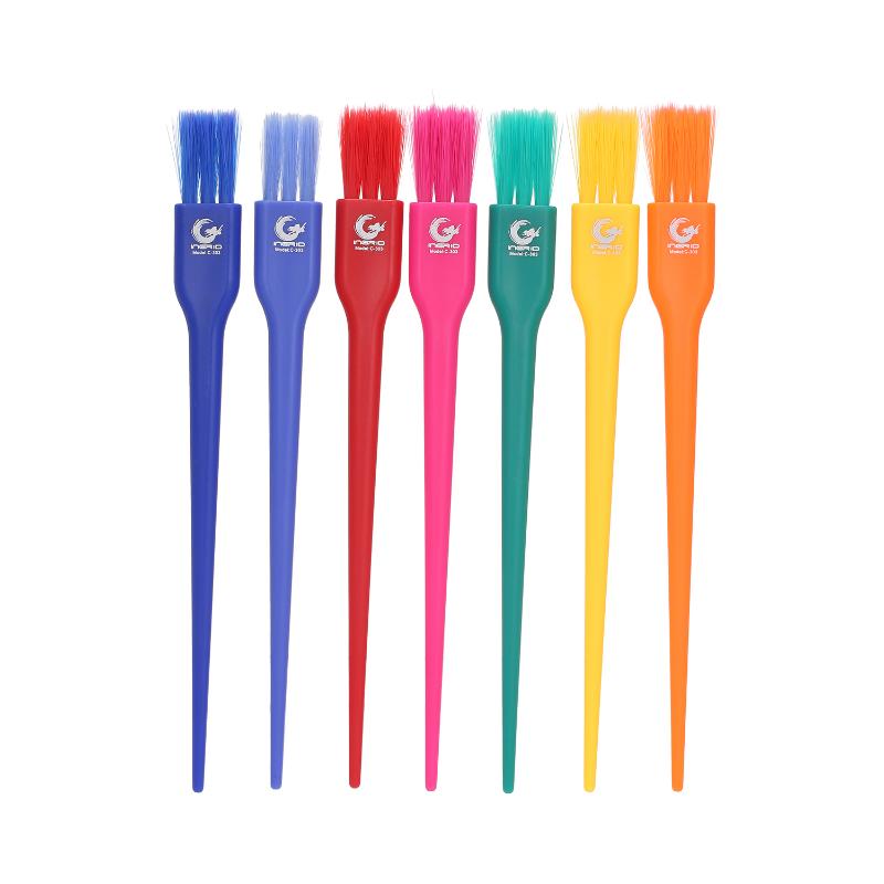 

7 pcs Hair Coloring Combs Salon Hair Dye Color Brush Set Coloring Tool Highlight Tint Brushes Combs Set with Soft Bristle