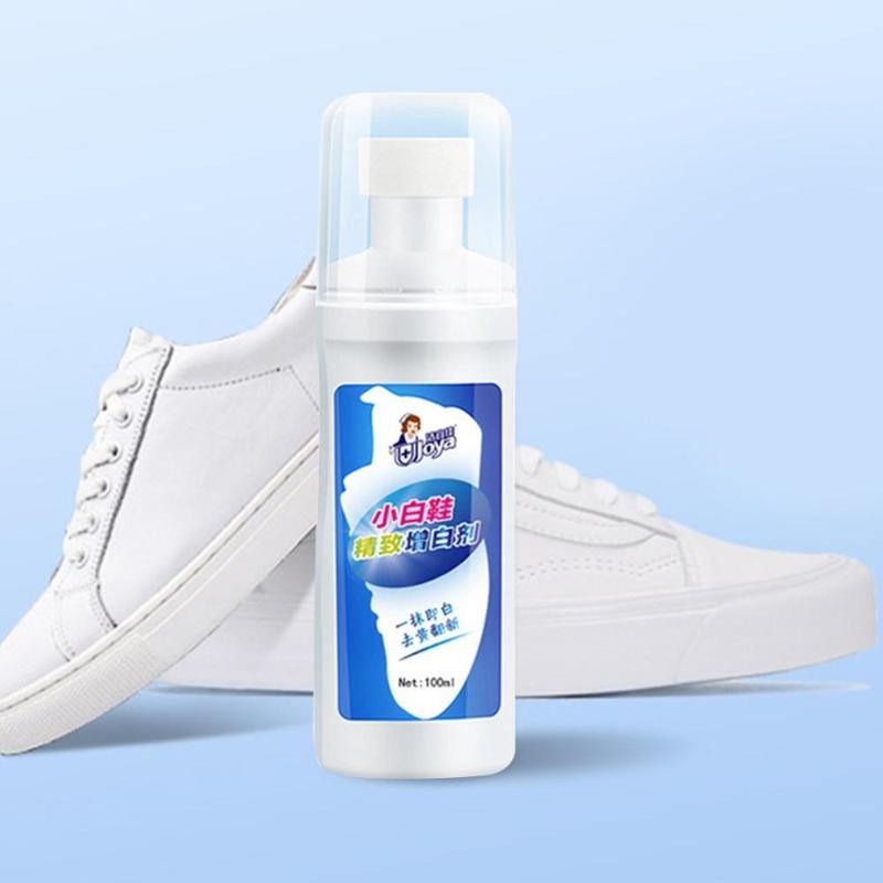 

1pc White Shoes Cleaner Whiten Refreshed Polish Cleaning Tool For Casual Leather Shoe Sneakers TB Shoe Brushes