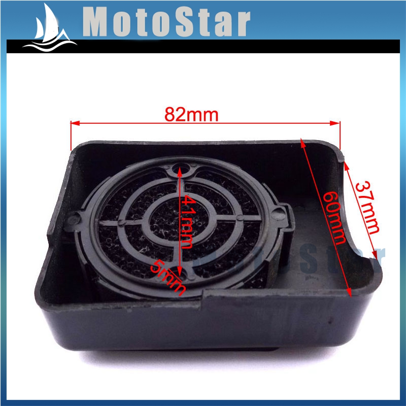 

Air Cleaner Filter For 47cc 49cc 2 Stroke Engine Carburetor Carb Minimoto Pocket Dirt Bike KidsATV Quad 4 Wheeler