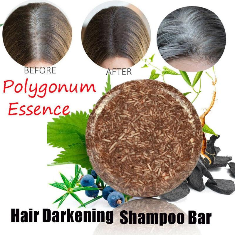 Hair Darkening Shampoo Bar - Natural Organic Conditioner and Repair Essence-image-589227934