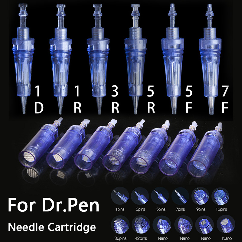 

Hot 10pcs Dr. Pen Electric Micro Needle 1/3/5/9/12/36/42 Pins Bayonet Ultima A1 Cartridge Microneedle Tattoo Needles Microneedle