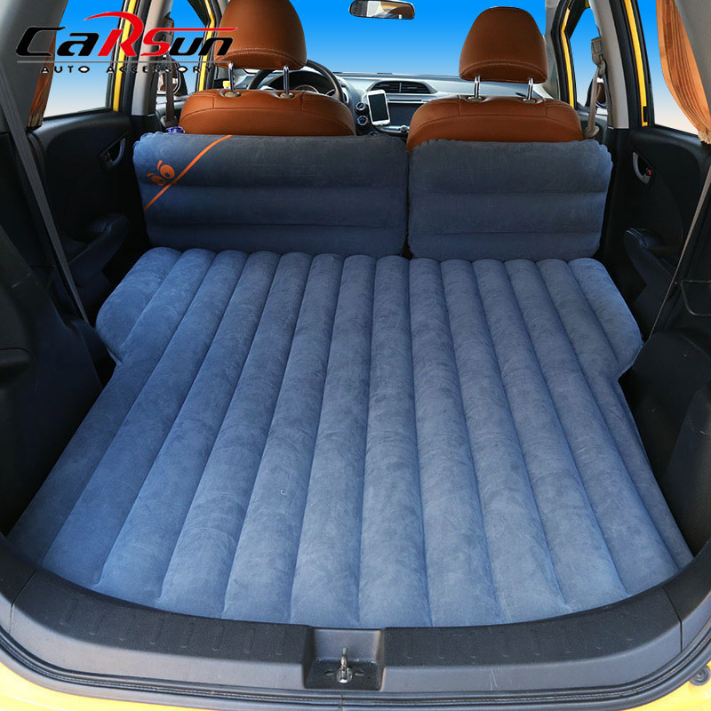 

175*103*10CM Car Bed Inflatable Flocking Car Mattress For Automobiles Colchon Inflable Para Auto Travel Bed Camping