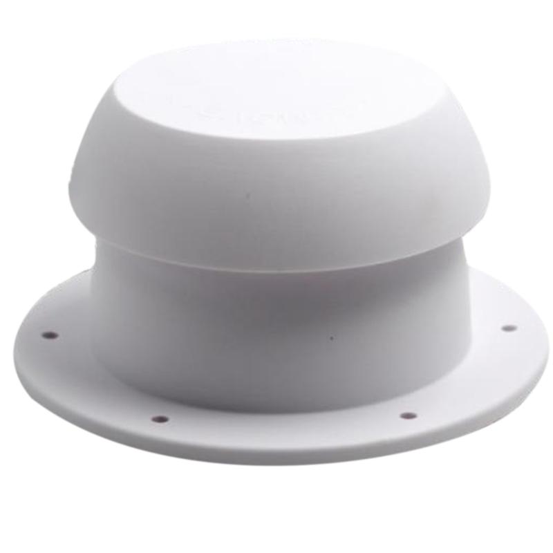 

Top Mounted ABS Accessories Rainproof Easy Install Exhaust Heat Resistance Outlet RV Parts Mushroom Head Shape Ventilation Cap