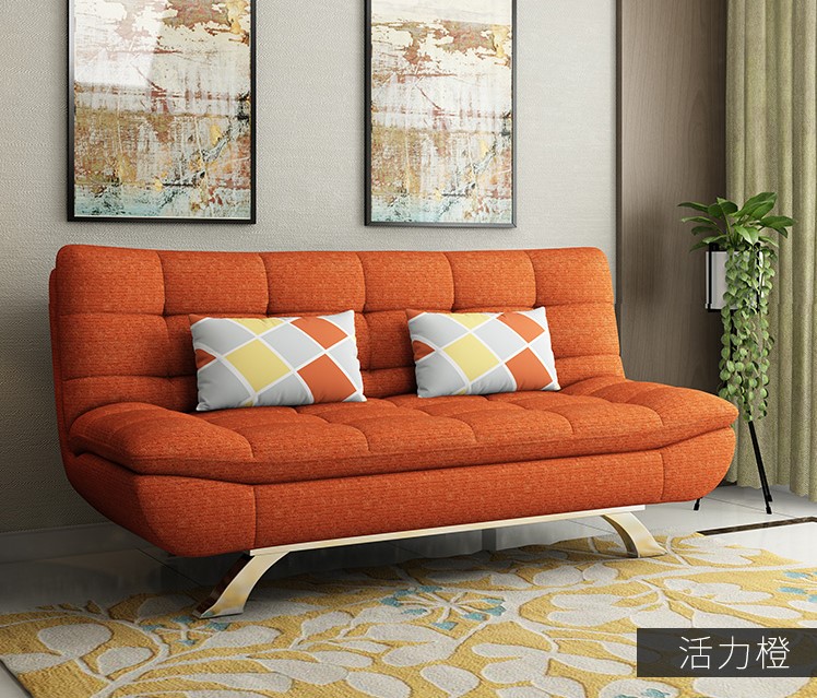 

Sofa bed dual-purpose multi-functional living room small family size 1.2m 1.9 simple modern two-person fabric folding sofa