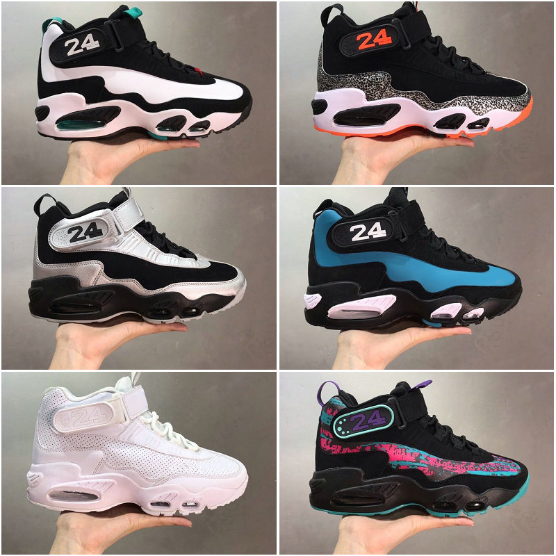 

2020 New Griffey 1 Baseball Shoes For Men Metallic Silver Midnight Navy Black White Blue Mens Outdoor Athletic Trainers Basketball Shoes, 01