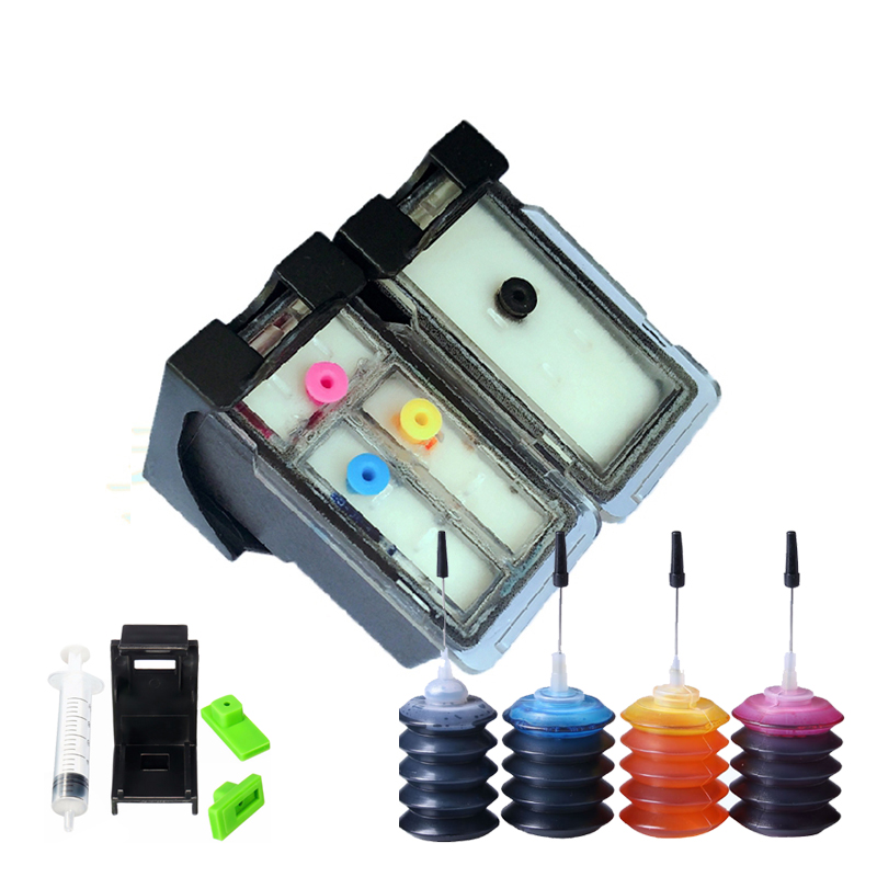 

vilaxh Ink Cartridge Refillable for Canon PG545 CL546 Ink Cartridge Pixma Ip2850 MG2450 MG2550 MG2950 MG3050 TS205 TS305