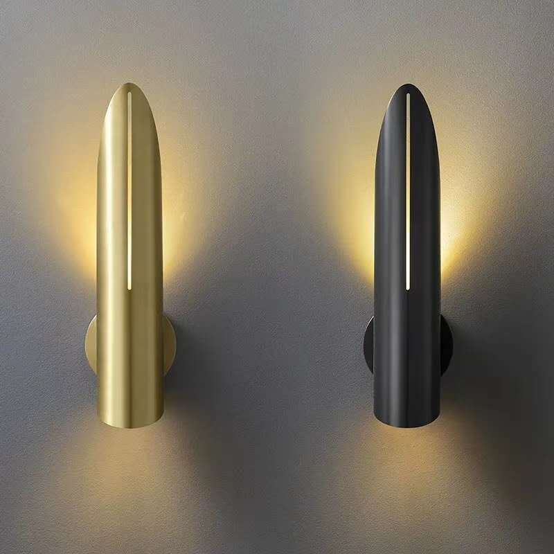 

Modern nordic minimalist wall lamp creative luxury LED light for living room aisle bedroom bedside lamp stairs indoor light e27