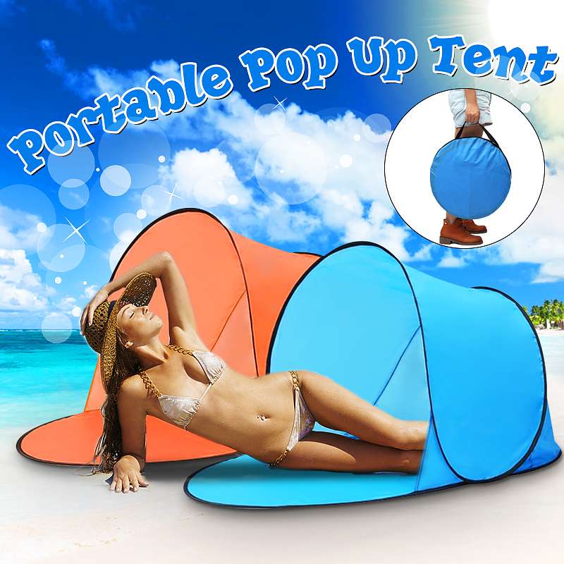 

Outdoor Camping Automatic Up Quick Open Tent Waterproof UV Beach Sunshade Canopy