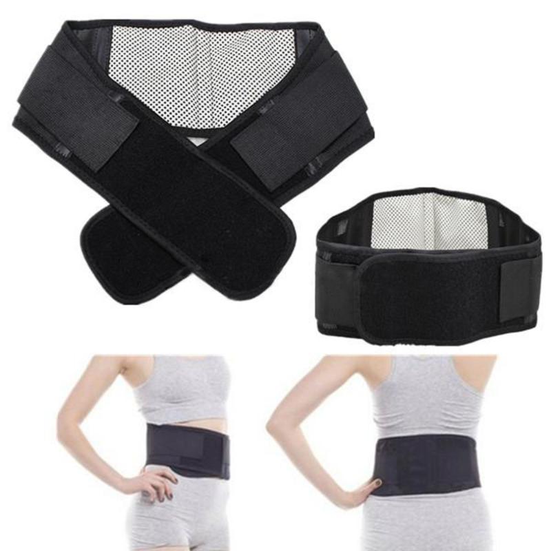 

Adjustable Tourmaline Waist Brace Support Belt Band Self Heating Supports Magnetic Therapy Lumbar Waist Bandage Back Belt, As pic