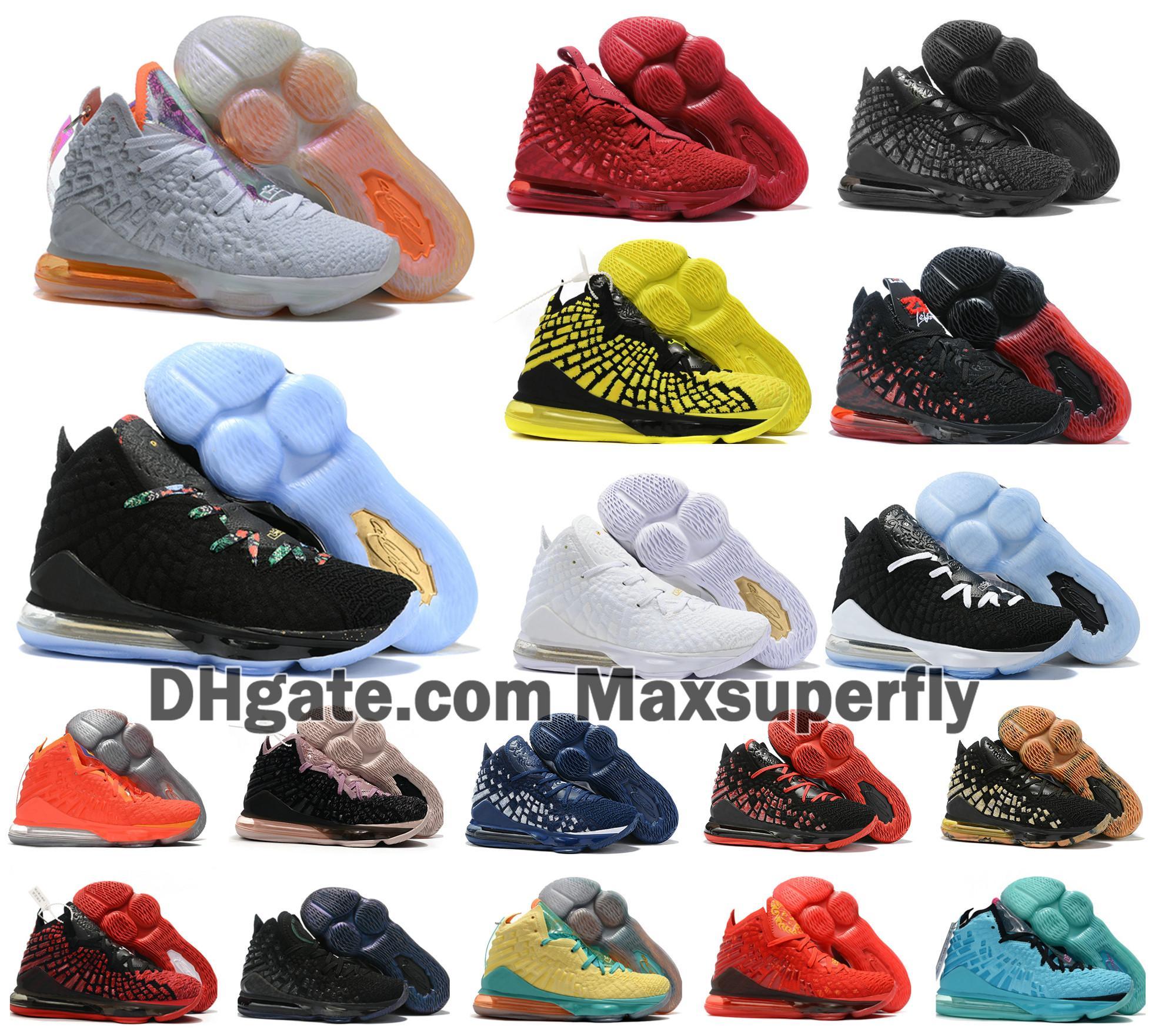 

2020 shoes LB XVII 17 james Mens Basketball Shoes Women Athletic Wolf Grey 17s Boys Sports Sneaker High Quality US7-12