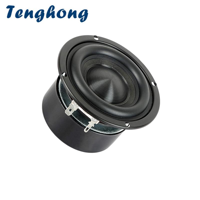 

Tenghong 1pcs 3 Inch HIFI Bass Speaker 4Ohm 8Ohm 25W Portable Audio Speaker Unit Bookshlef Subwoofer Home Theater Loudspeaker