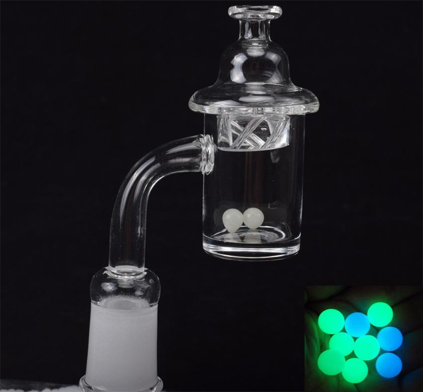 

Quartz banger&Terp Pearl&Glass Cyclone Cap 25mm Flat Top quartz banger Spinner carb cap quartz heads 10mm 14mm 18mm Glass Bong