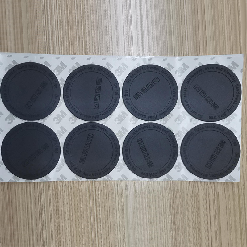 

Adhesive Silicone Coaster for 20oz 30oz Skinny Tumbler Protective Non-Slip Cup Mat Heat Insulated Cup Bottom Sticker 10pcs/set A09