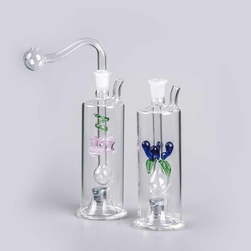 

US STOCK 10mm bowl joint clear beaker bongs thickness hookah smoking chicha glass water pipe bong