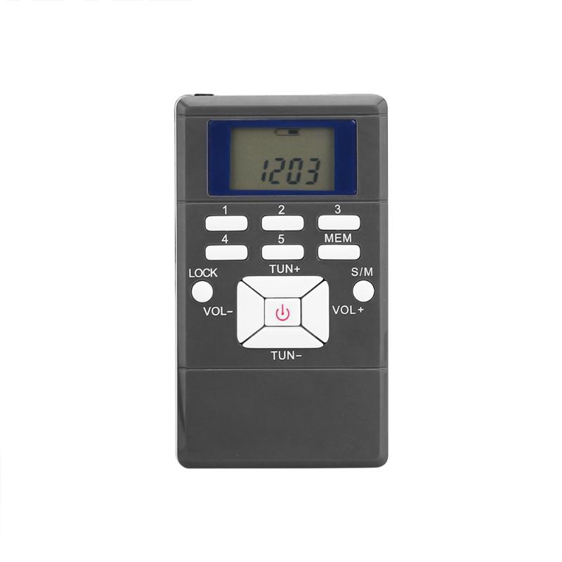

Mini Digital FM Radio Receiver FM Stereo Portable Radio DSP Mini Digital Clock Receiver For Church Meeting Museum Tour Guiding