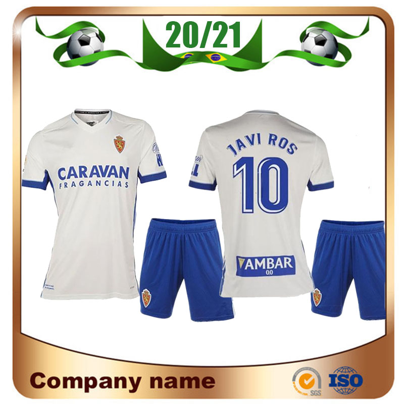 

2020 Real Zaragoza SHINJI KAGAWA Kids Kit Soccer Jersey 20/21 Zaragoza ZAPATER Soccer Shirt VAZQUEZ POMBO Saragossa children Football Unifor, Home