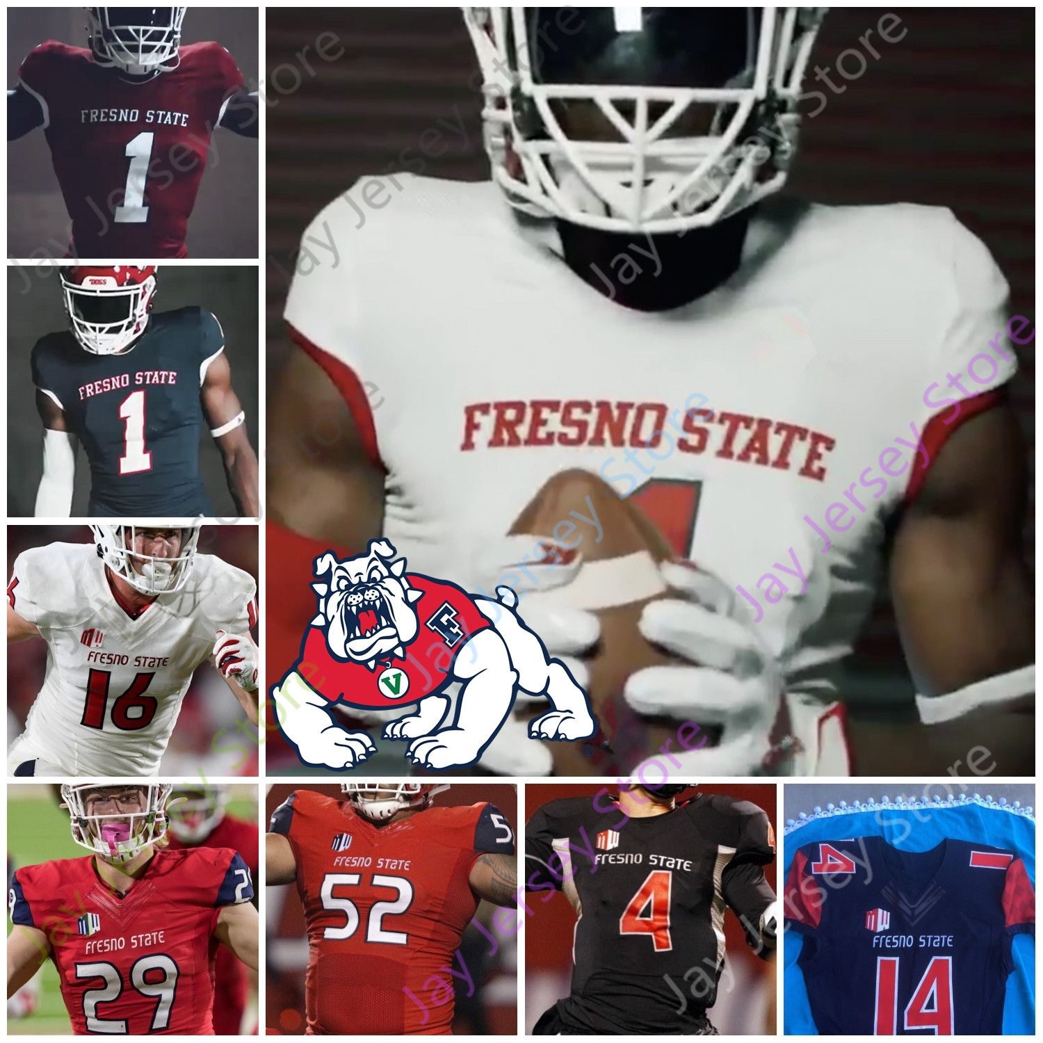 

Custom 2020 Fresno State Football Jersey NCAA College David Carr Davante Adams Jorge Reyna Jalen Cropper Zane Pope Jared Rice Kevin Atkins, Black i