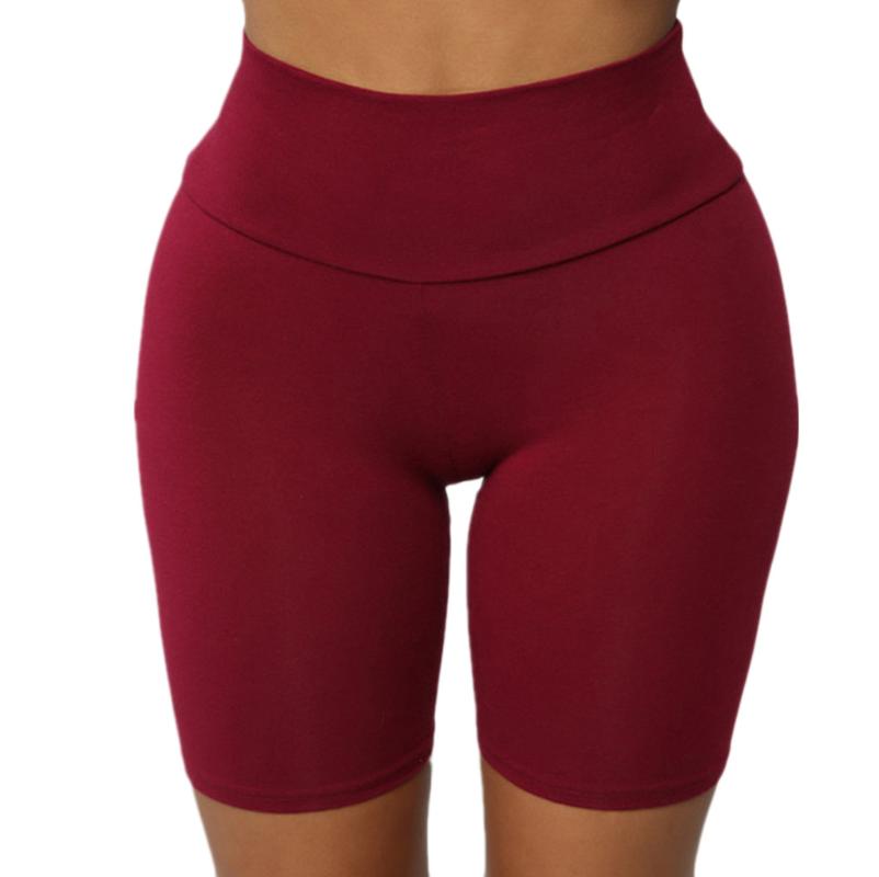 

SAGACE Ladies Yoga Pants Pure colorHigh Strength Quick Dry Sports Running Fitness Yoga Shorts clothes for women tracksuit female, Bk