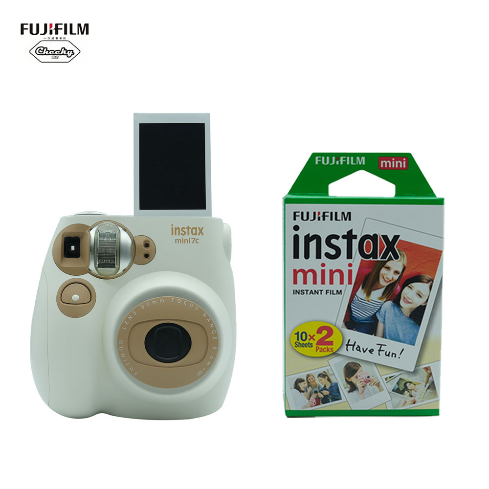 

New Year Best Gift Fuji INSTAX Mini7C Instant Camera Film Photo Camera + 20 50 Sheets Instax Mini Film Gift