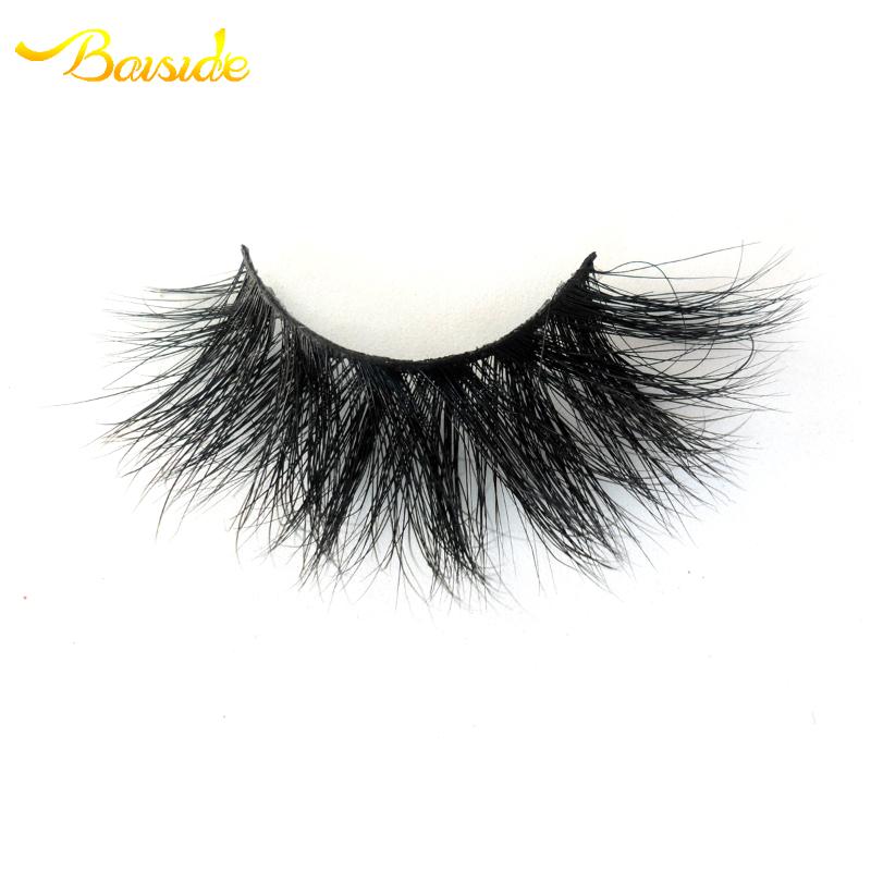 

Baiside 100% Mink Eyelashes 20mm Fake Lashes 3D Makeup Big Volume Crisscross Reusable False Eyelash Beauty Fashion