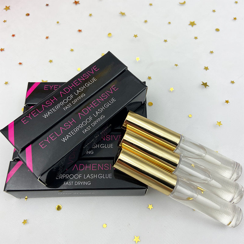 

Glue Wholesale 10pcs Eyelash Waterproof EyeLash Glue Clear-white Dark-black False Eyelashes Glass Makeup Adhesive Cosmetic Tools