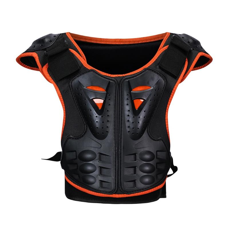 

Motocross Motorcycles Chest Back Protector Kid Reflective Vest Protective Gear Jackets Guard Shirt For Skiing Snowboarding