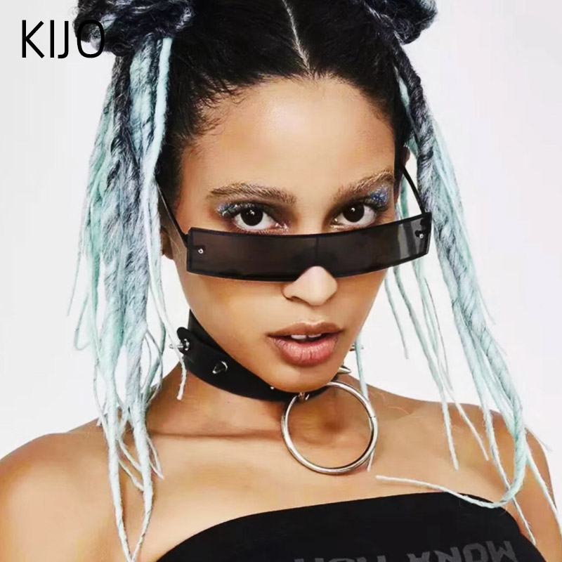 

Trend Fashion Rectangle Sunglasses Women Brand Designer Fashion Green Red Clear Lens For Sexy Female Retro Eyewear UV400