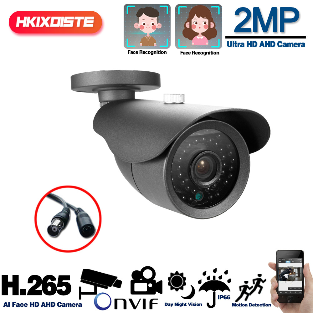 

Camera Waterproof Outdoor 2MP AHD Analog CCTV Cameras 1080P Night Vision Outside Security Ip Camera Work For AHD DVR