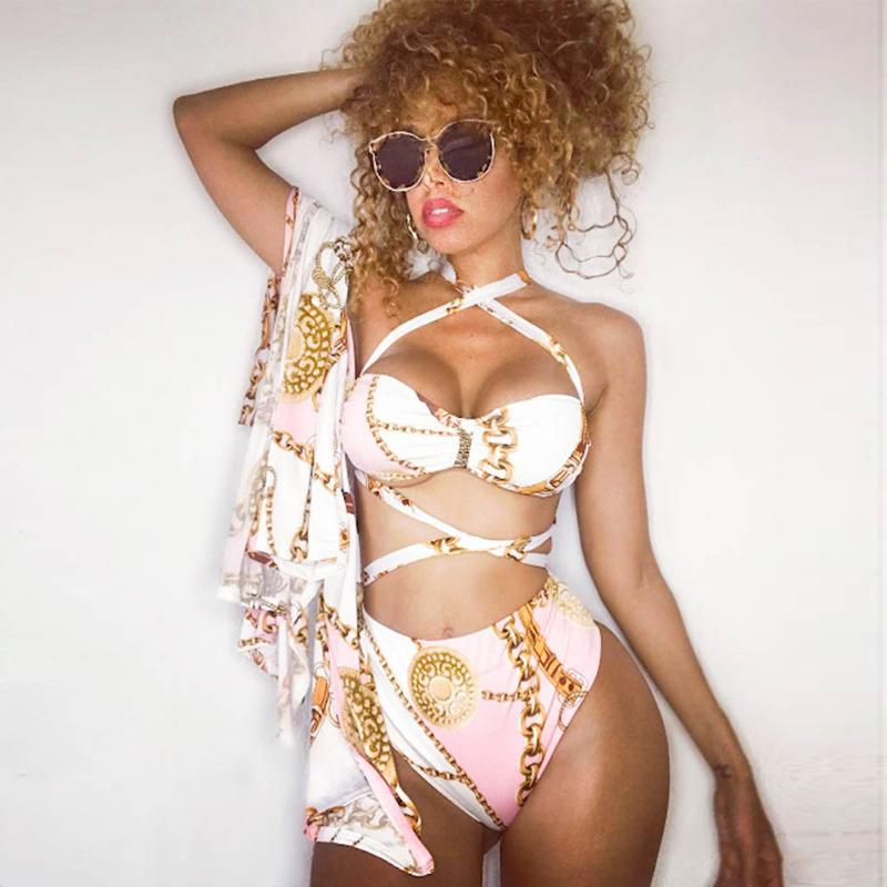 

Fashion Women' Push-up Padded Bra Bandage Bikini Set Swimsuit Swimwear Beachwear, Black