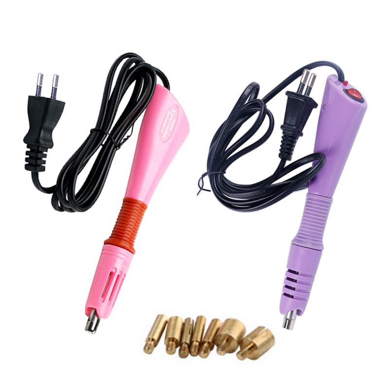 

Hot Fix Applicator Wand Gun Hotfix Rhinestones Iron On Crystal Garment DIY Heat Fix Tools Electric Soldering Fast Heating