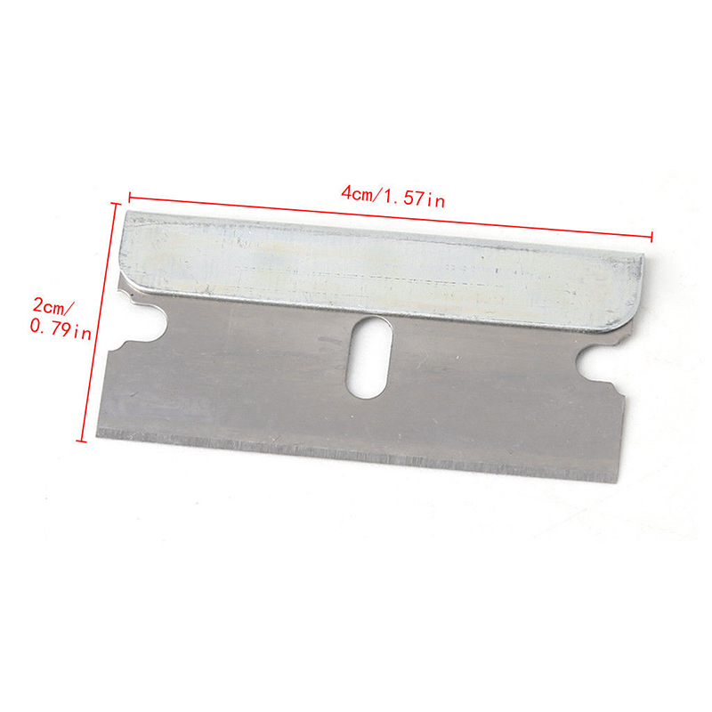 

1.57 Ceramic Glass Oven Window Tinting Razor Scraper Stainless-Steel Blades AA
