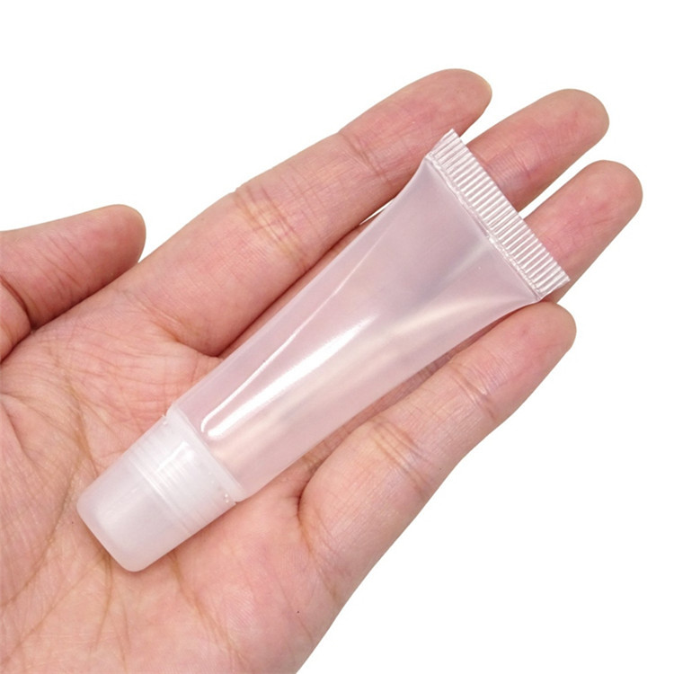 

50Pcs 8ml Refillable Clear Empty Lip Gloss Balm Containers Soft Tubes Balm Lip Gloss Bottle Cosmetic Containers Makeup Accessories