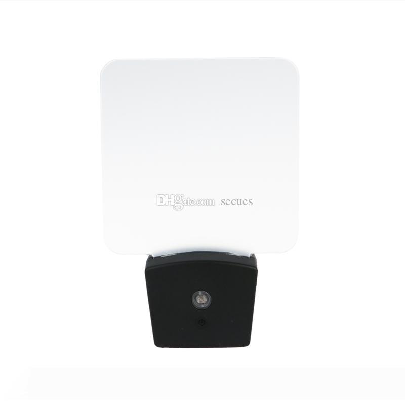 

Mini RGB LED Optical Night Lamp Built-in Light Sensor US Wall Plug 7 RGB Lights Blank Acrylic Plate Factory Wholesale CE FCC UL