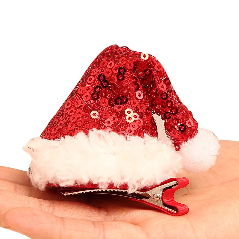

Christmas Tree Hair Clip Festival Headdress Sequins Cartoon Hair Clip For Kids And Adults Kids Gifts Party Decor Accessories