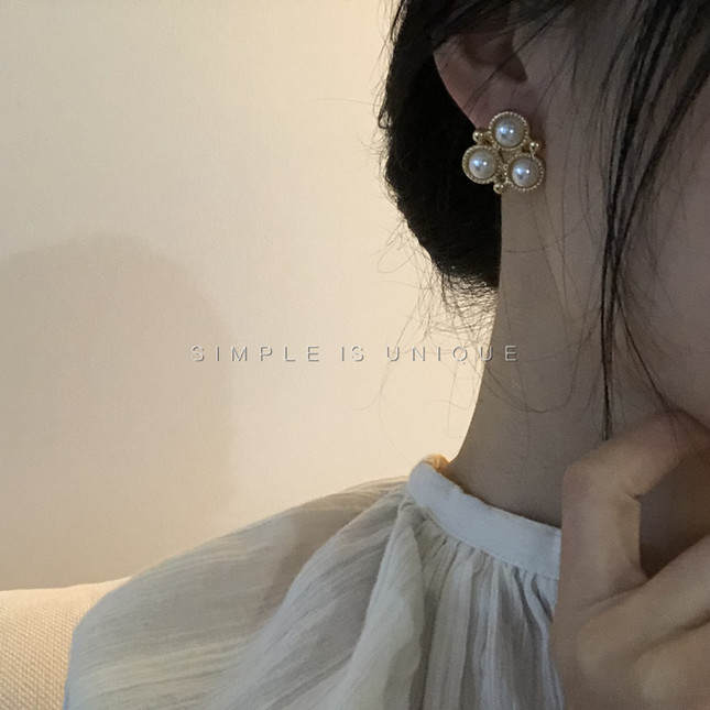 

Timeless Wonder Glam Faux Pearl Statement Earrings for Women Party Top Neat Simple Prom Stunning Rare Unique Punk Ins New 5400