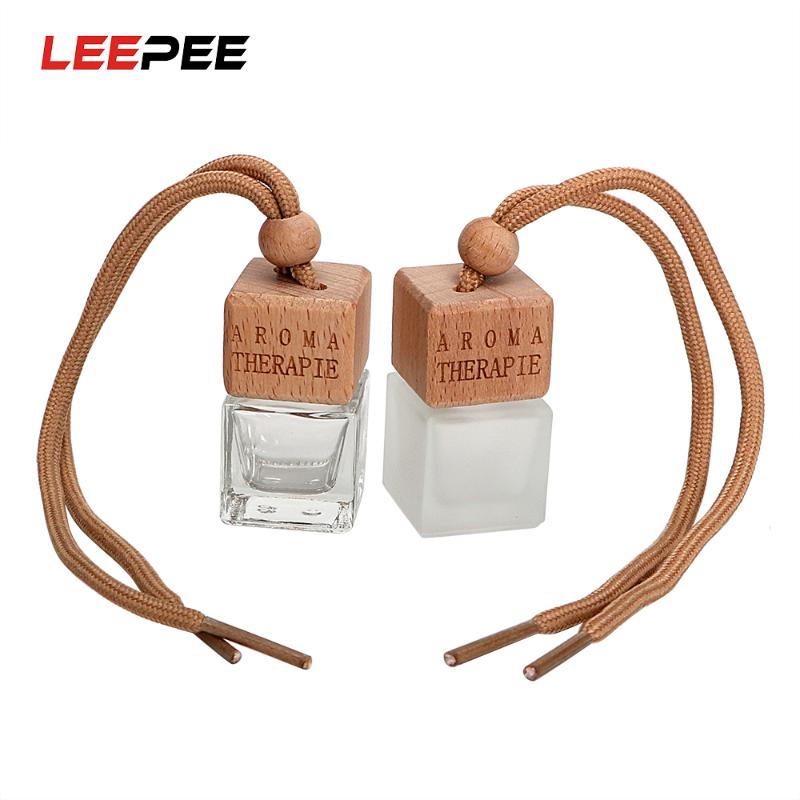 

LEEPEE Perfume Pendant Air Freshener Car-styling Car Perfume Bottle for Essential Oils Auto Ornament Car Accessories