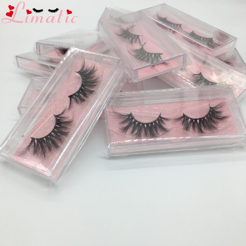 

Mink Eyelashes Limatic 10pcs False Lashes Wholesale Handmade Fluffy Wispy Faux Eyelash Customized Makeup Tools