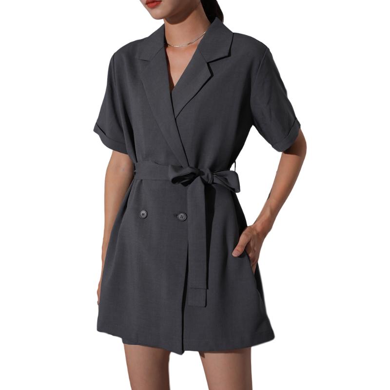 

Jumpsuit Women Rompers Solid Elegant High Waist Short Jumpsuits Overalls Women' Summer Playsuits 2020 Korean Style Office Lady, Black