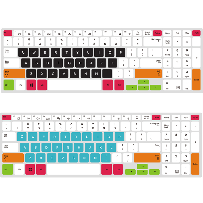 

Espl Laptop Keybaord Cover For 450R5J 450R5G 370R5V 470R5E Colored Silicone keyboard protective film Keybaord Sticker