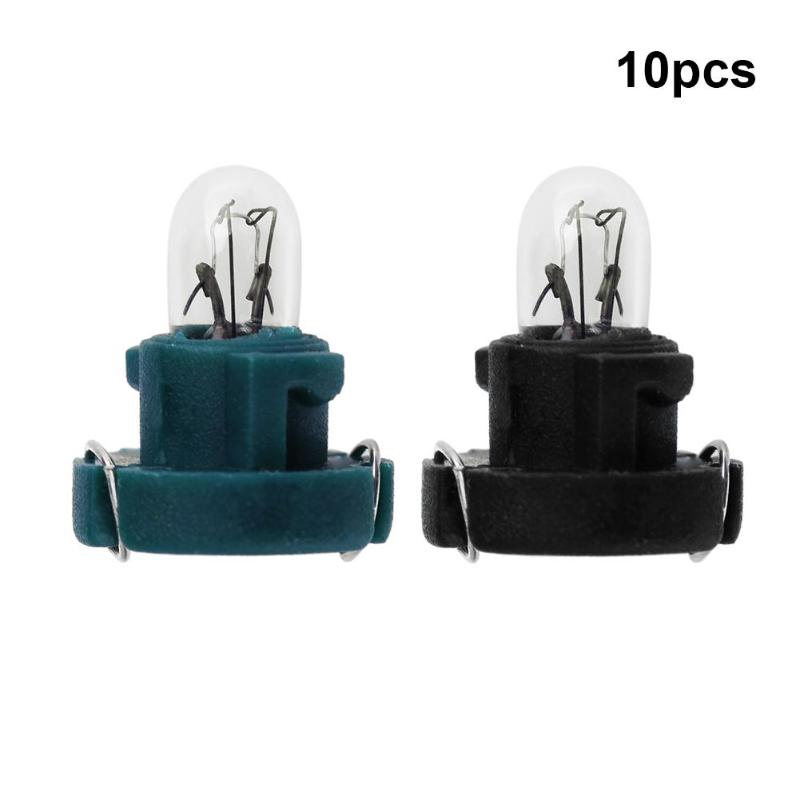

10pcs T3 LED 12V Car Auto Interior Instrument Light Bulbs Dashboard Lamps, As pic