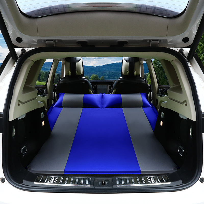 

Automatic Inflatable Car Travel Bed SUV Air Car Mattress for Back Seat Cover Camping Companion PVC Cloth In Stock