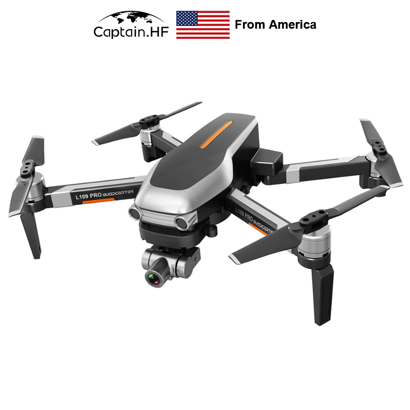 

US Captain L109PRO GPS Drone 4K Quadcopter, Mechanical 4-axis Aircraft, 5G WiFi FPV HD ESC Camera Brushless UAV Drone, 25m