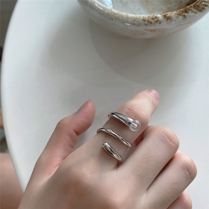 

POFUNUO Real 925 Sterling Silver Women Original personalized design Screw Shape Rings Girl Stylish Birthday Wedding Jewelry Ring