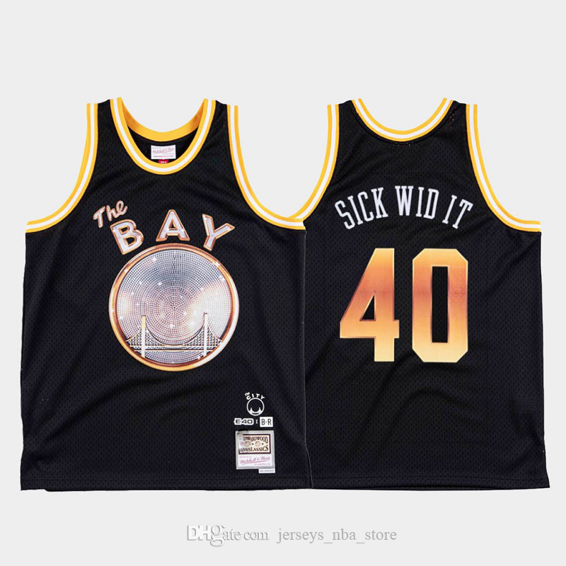 

E-40 X Golden State Warriors MEN Sick Wid It #40 Limited Edition basketball jersey, Color1